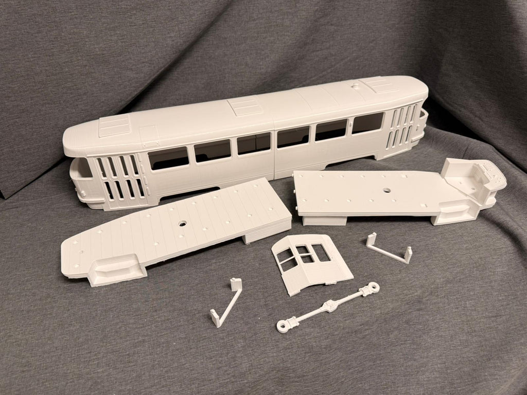 Spur G 1:22,5 Tatra Triebwagen T3 Straßenbahn Bausatz passend für LGB Gartenbahn