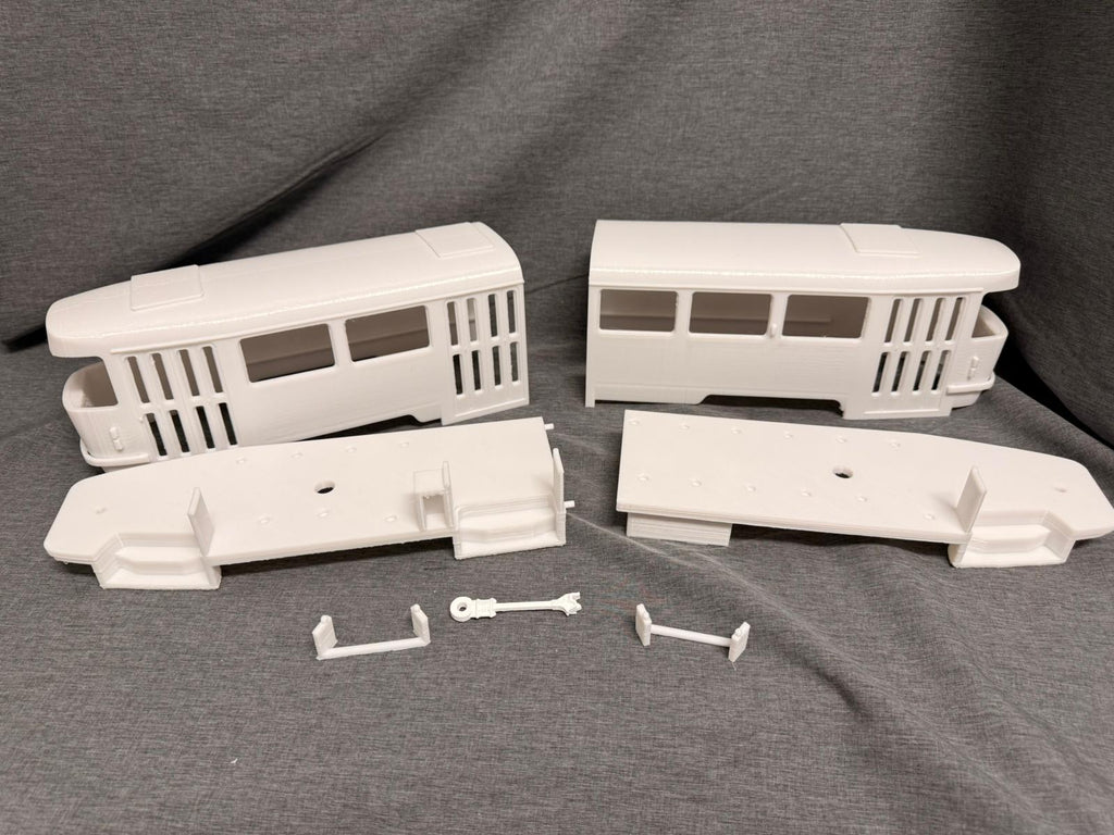 Spur G 1:22,5 Tatra Beiwagen B3 Straßenbahn Bausatz passend für LGB & Gartenbahn