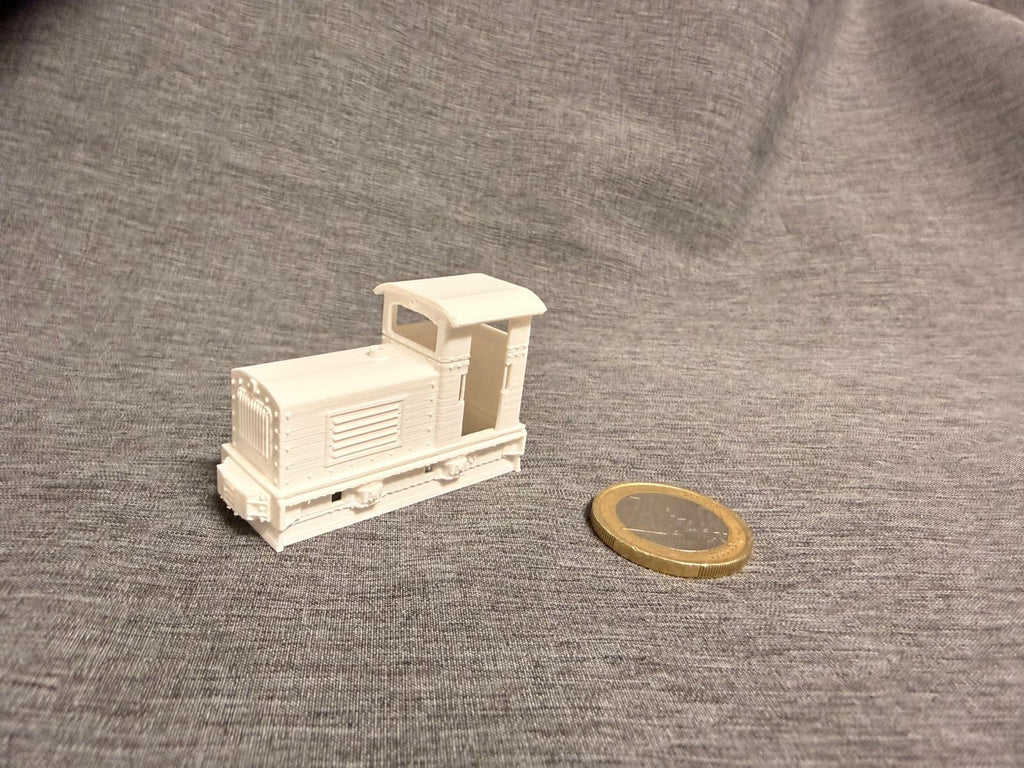 Spur H0e / H0 1:87 Bausatz Schmalspur Diesellok GLS 30 Industriekleinlok Bergbau