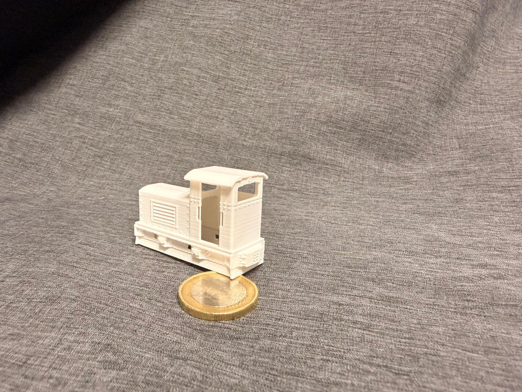 Spur H0e / H0 1:87 Bausatz Schmalspur Diesellok GLS 30 Industriekleinlok Bergbau