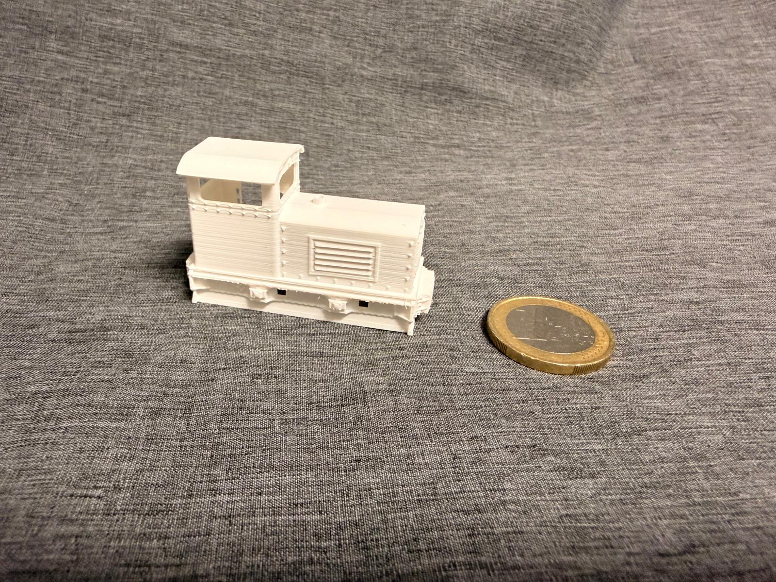 Spur TT 1:120 Bausatz Schmalspur Diesellok GLS 30 Industriekleinlok Bergbau
