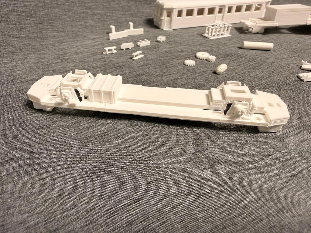 Spur TT (1:120) Automotor Malaxa 900 / Baureihe 77 Bausatz Triebwagen Modellbau