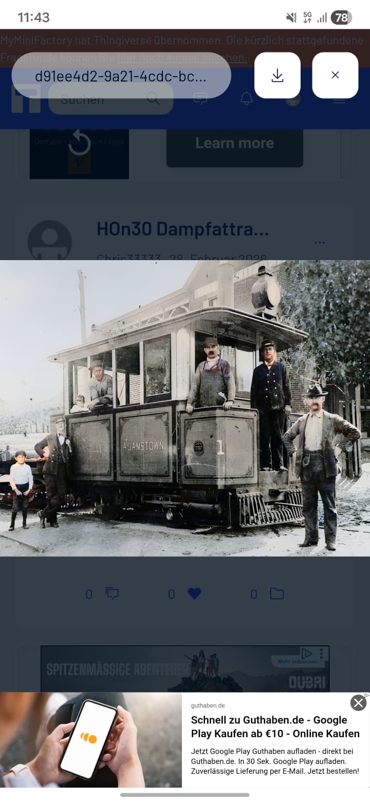 Spur H0/ H0e 1:87 Straßenbahn Dampflok „Steam Dummy“ Baldwin Tram Lok Feldbahn