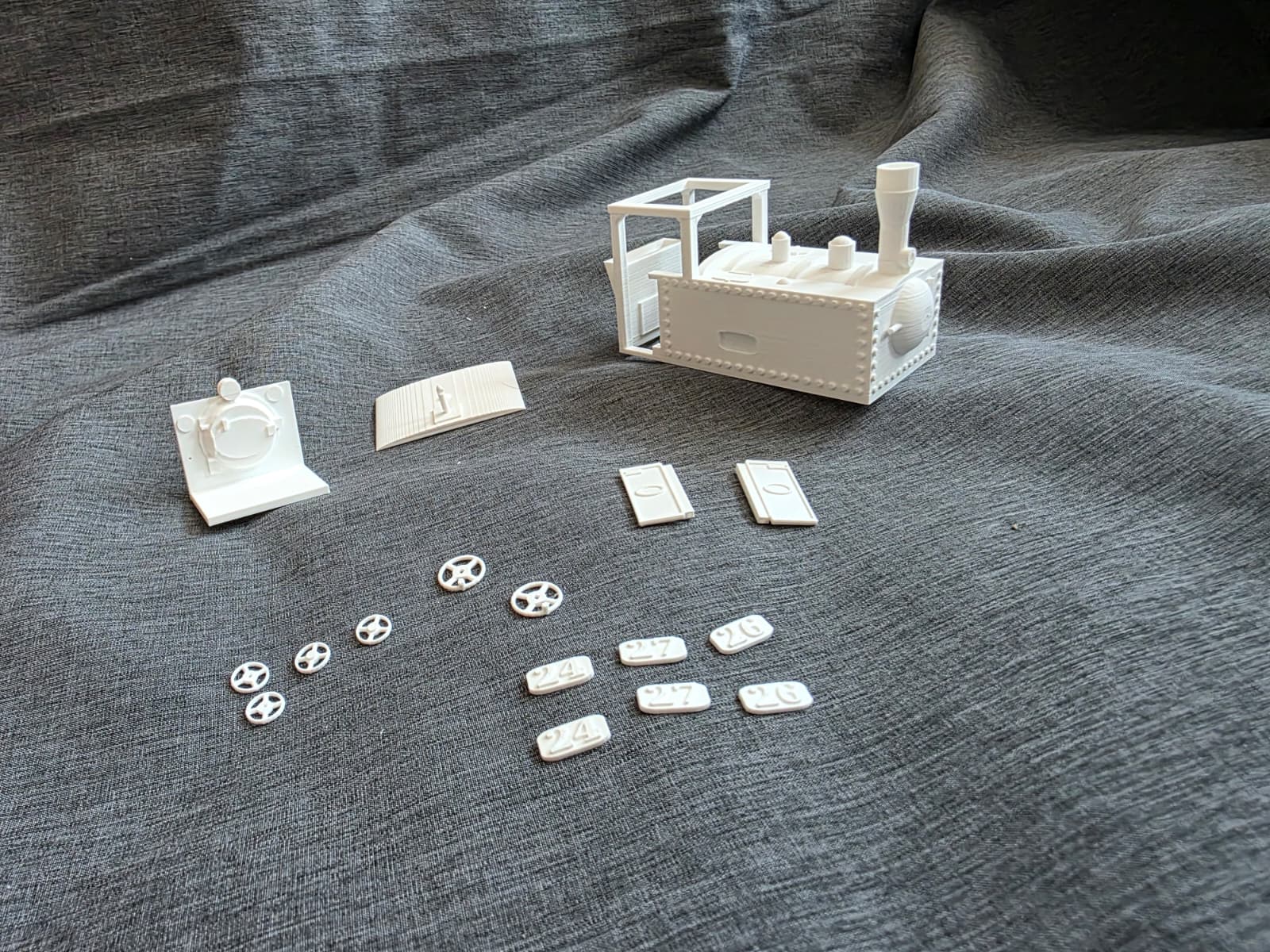 Spur 0e 1:45 Decauville Dampflok Feldbahn Schmalspur Industriebahn Frankreich
