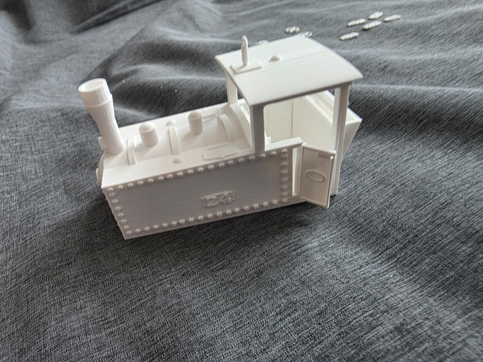 Spur 0e 1:45 Decauville Dampflok Feldbahn Schmalspur Industriebahn Frankreich
