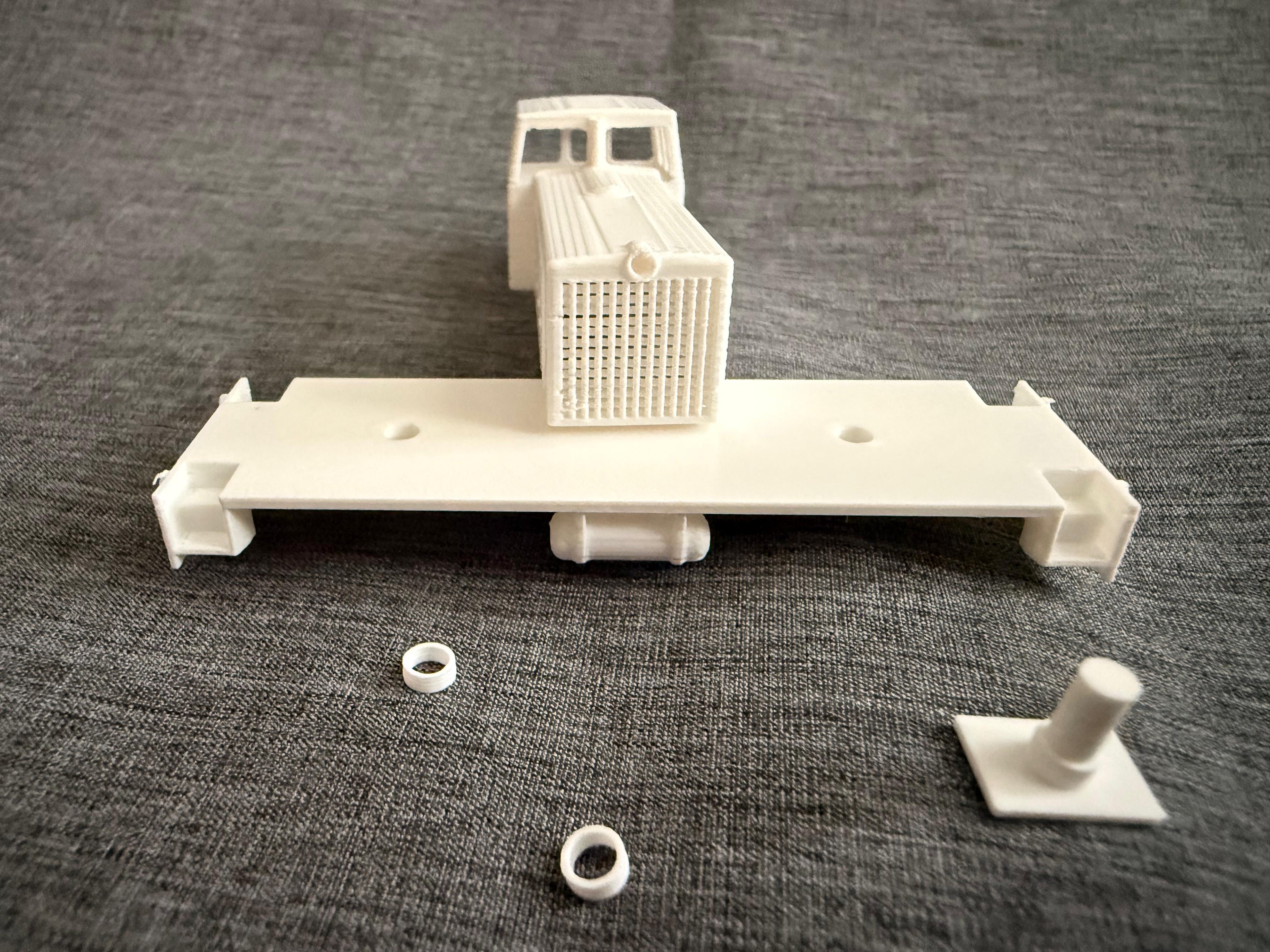 Spur TT 1:120 Diesellok TU7 (ТУ7) Modellbahn Bausatz Rangierlok Schmalspur  Lok