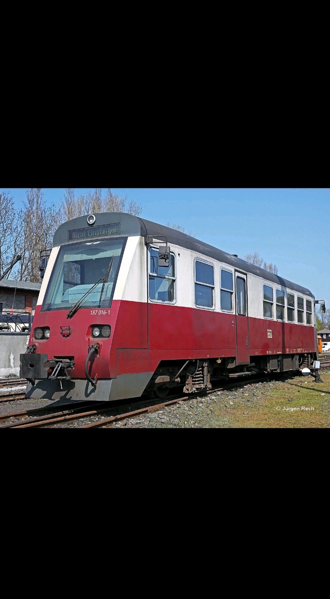 Spur G 1:22,5 Dieseltriebwagen HSB 187 016 bis 019 für Gartenbahn LGB kompatibel