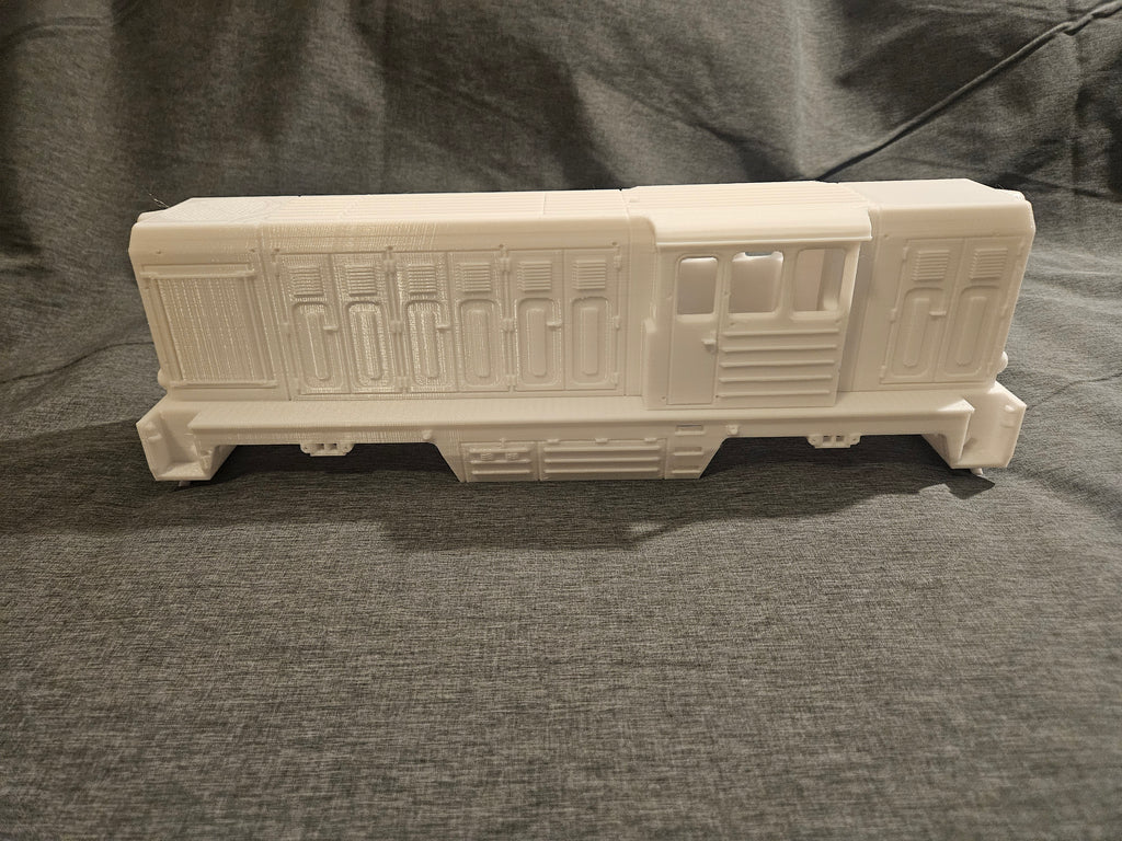 Spur G, Gartenbahn 1:22,5, Schmalspurdiesellok FAUR L45H, Gehäuse mit Unterboden