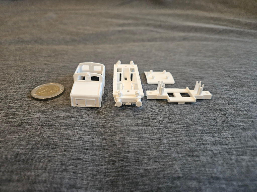 Spur TT 1:120 Elektrolok E 69 Modellbahn Bausatz Lokomotive Rangierlok