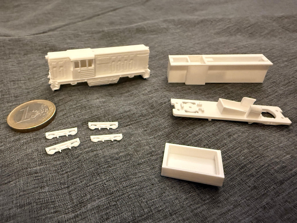 Spur N  1:160 FAUR L45H Diesellok – 3D-Druck Bausatz Lokomotive Modellbahn