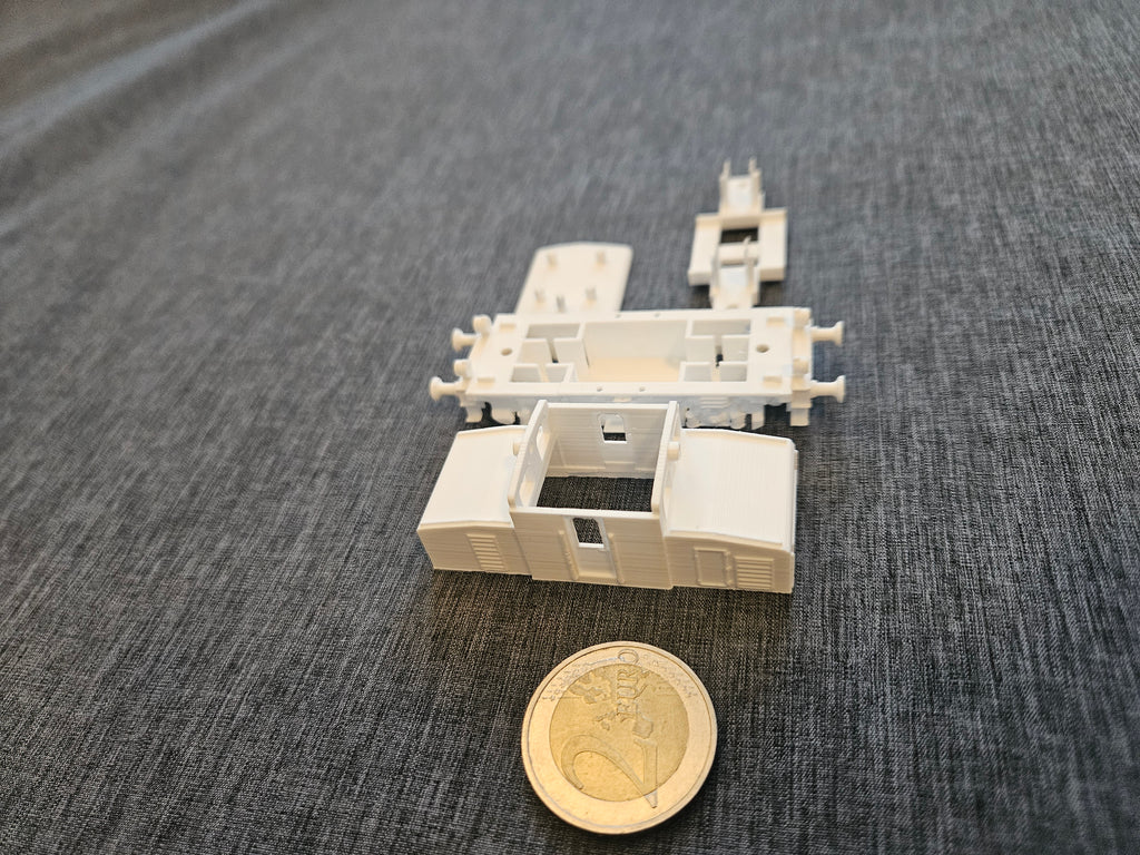 Spur TT 1:120 Elektrolok E 69 Modellbahn Bausatz Lokomotive Rangierlok