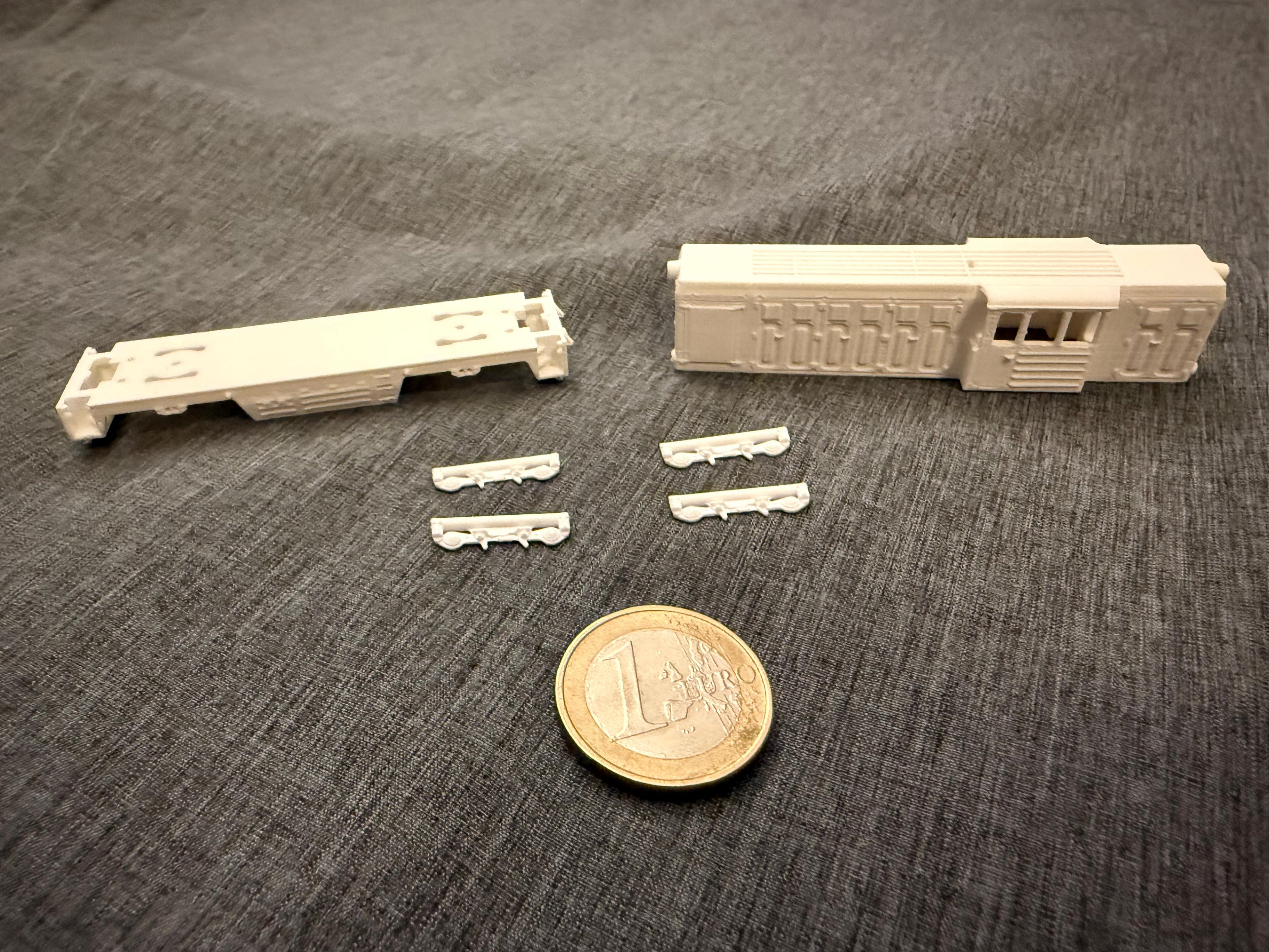 Spur TT  1:120 FAUR L45H Diesellok – 3D-Druck Bausatz Lokomotive Modellbahn