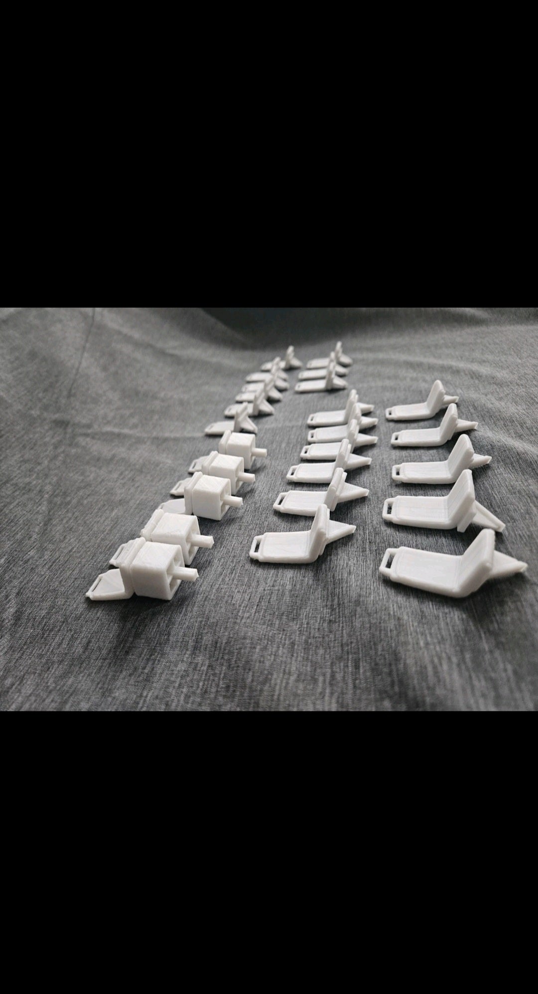 Spur G 1:22,5 – 25 Sitze Version A für Straßenbahn / Tatra – 3D-Druck