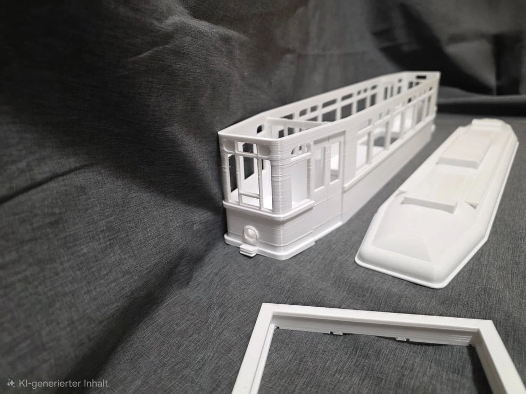 Spur G 1:22,5 Historische Straßenbahn Lindner Tw Typ T61 Merseburg Überlandbahn