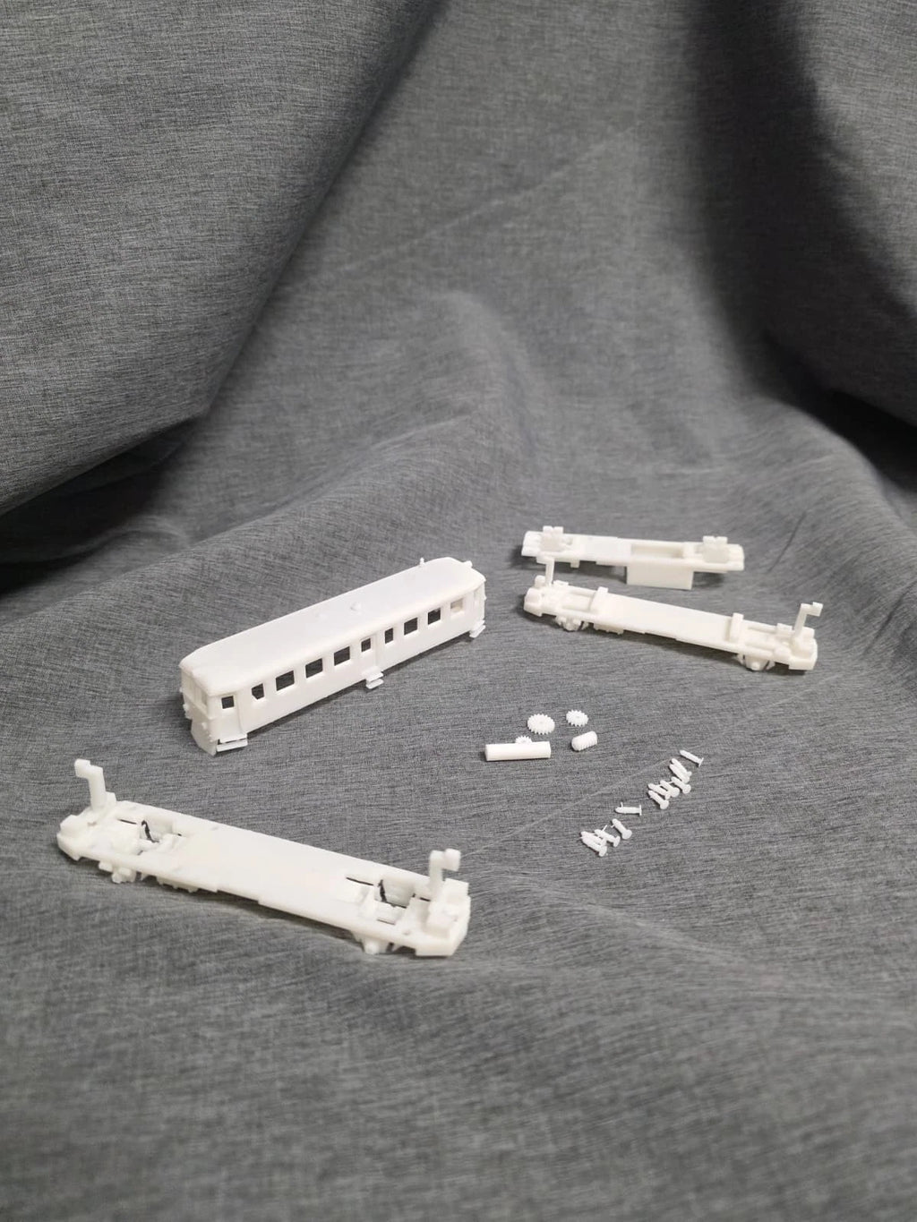 Spur H0 (1:87) Automotor Malaxa 900 / Baureihe 77 Bausatz Triebwagen Modellbau